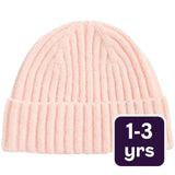 M&S kids beanie hat pink 1-3 years, imported from the UK