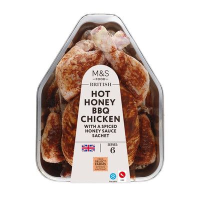 M&S Hot Honey BBQ Whole Chicken 2.373kg