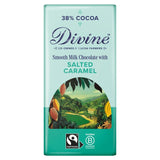 Divine 38% Milk Chocolate with Salted Caramel Chocolate Bar 90g