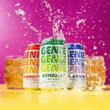 Genie Dry Apple Kombucha 330ml, UK version