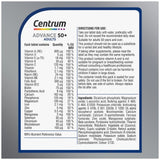 Centrum Advance 50+ multivitamin tablets 60s - British product