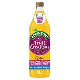 Robinsons Fruit Creations Pineapple Mango Passionfruit No Added Sugar Squash 1L