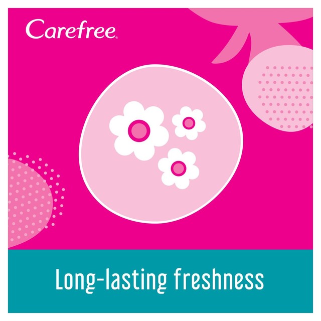 Carefree cotton breathable pantyliners 56 pack - British product