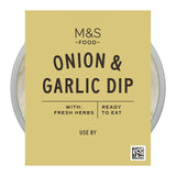 Marks and Spencer Zingy Onion & Garlic Dip 230g (British brand)