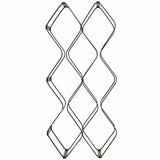 M&S Black Wire Wine Rack 6-Bottle Metal Storage