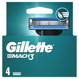 Gillette Mach 3 Men's Razor Blades 4-Pack