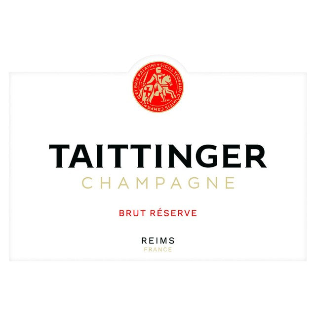 Taittinger Brut Reserve NV Champagne 75cl (British brand)