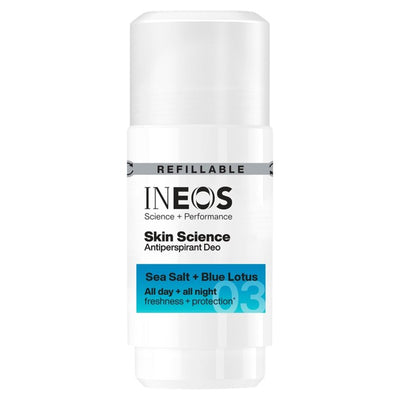 INEOS Antiperspirant Deodorant Roll On Sea Salt + Blue Lotus 50ml