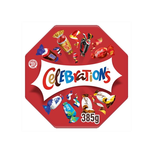 Celebrations milk chocolate assorted box 385g - British product