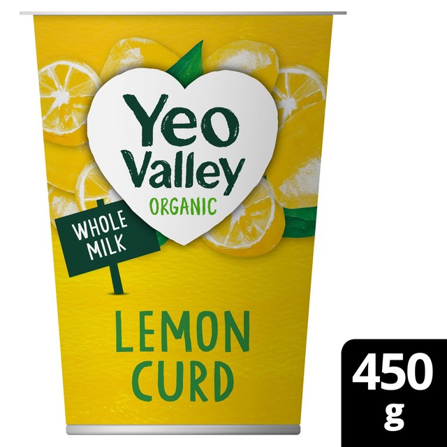 Yeo Valley organic lemon curd yogurt 450g (British brand)