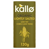 Kallo Organic Lightly Salted Corn Cake Thins 130g