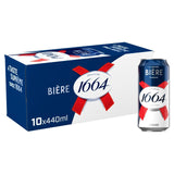 Kronenbourg 1664 Bière Lager 10 x 440ml cans, UK version