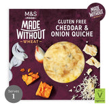 M&S Made Without Mature Cheddar & Onion Gluten-Free Quiche 170g
