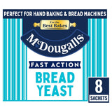 McDougalls Fast Action Dried Yeast Sachets 8 x 7g