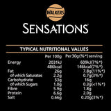 Walkers Sensations Salted & Black Peppercorn crisps 150g (British brand)