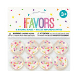 Unique Party Confetti Filled Bounce Balls 3.5cm Party Toys