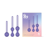 So Divine Kegel Ball Training Set with 3 Interchangeable Weights