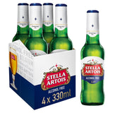 Stella Artois Belgian Alcohol-Free Lager Beer 4 x 330ml