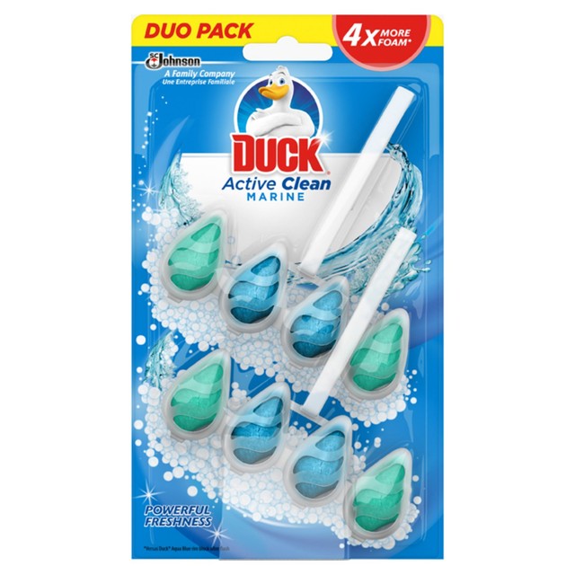Toilet Duck Marine toilet rim block 2 x 39g - British product