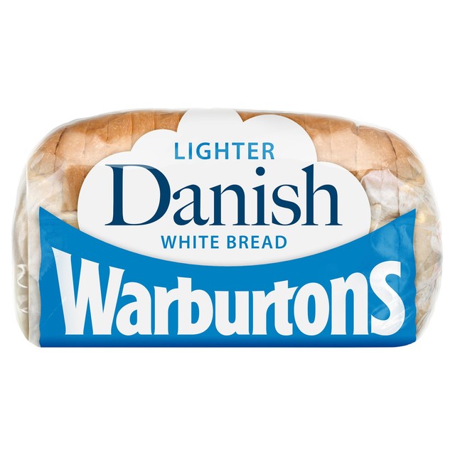 Warburtons Danish Light white bread 400g (British brand)