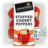Unearthed Stuffed Cherry Peppers Cream Cheese & Paprika Pickled Peppers 125g