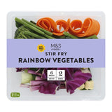 M&S Rainbow Mixed Vegetable Stir Fry vegetables 220g imported from the UK