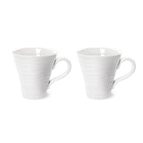 Sophie Conran White Porcelain Coffee Mugs Set 350ml