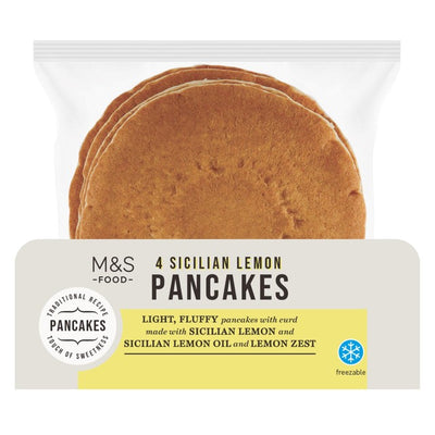 M&S Sicilian Lemon Buttermilk Pancakes 4 x 70g