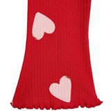 M&S baby heart print sweat outfit red, imported from the UK