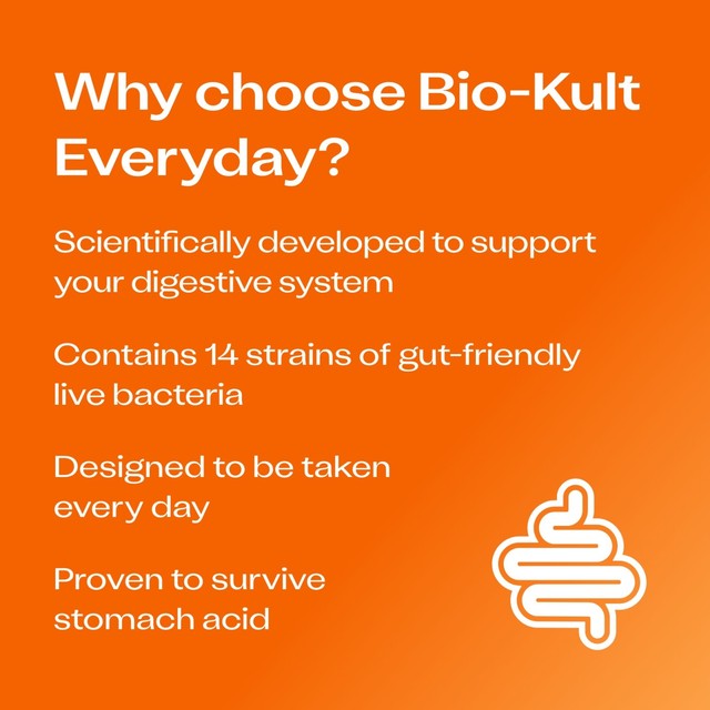 Bio-Kult Everyday Probiotics gut supplement capsules 60 capsules - British product