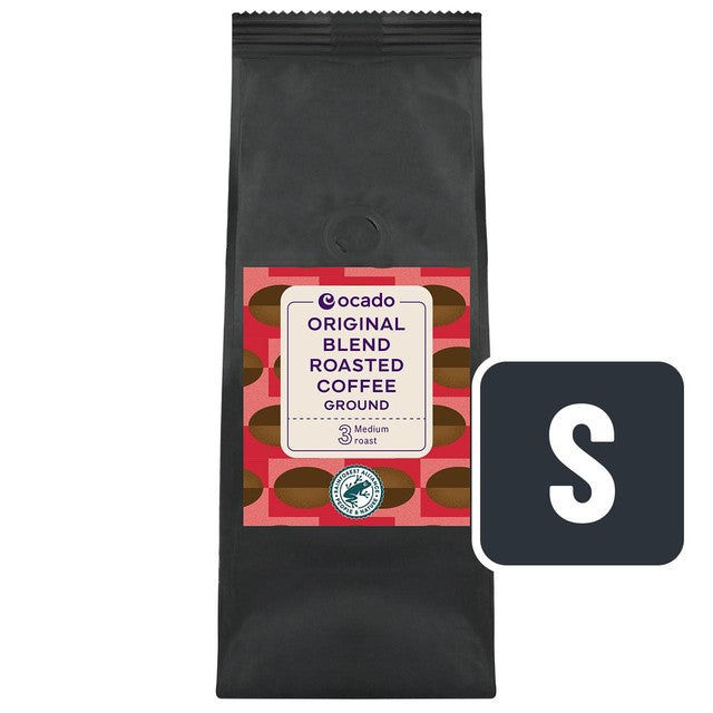 Ocado Original Blend ground coffee 227g, imported from the UK