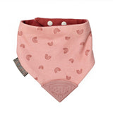 Cheeky Chompers Neckerchew Rainbow Rose Dribble Bib One Size