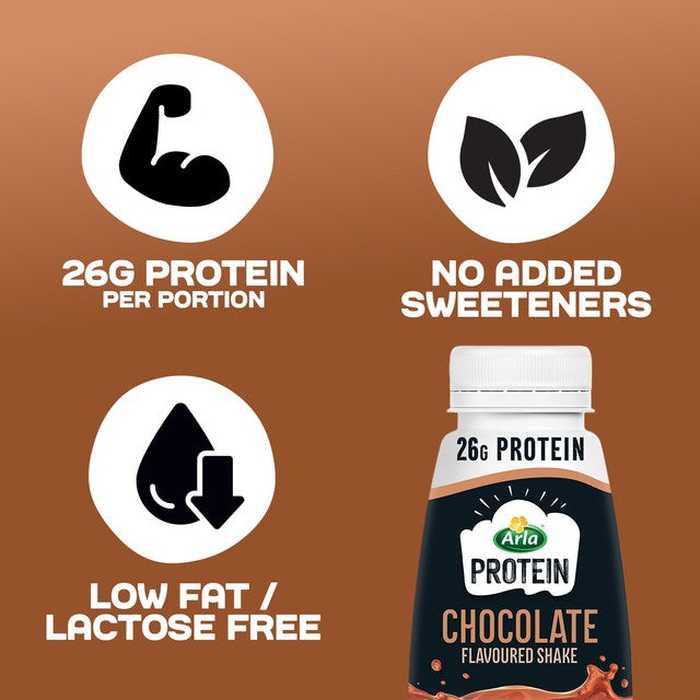 Arla protein chocolate milk shake 482ml - British product