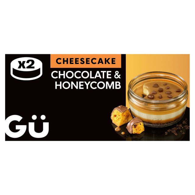 Gü Chocolate & Honeycomb dessert 2 x 86g, UK version