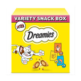 Dreamies Variety Snack Box Cat Treats with Chicken, Cheese & Salmon 12 x 60g