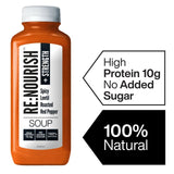 Re Nourish Spicy Lentil & Pepper Soup 500g, imported from the UK