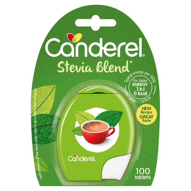 Canderel Stevia Blend sweetener tablets 100 tablets - British product