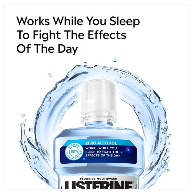 Listerine Advanced Nightly Reset Milder Taste Alcohol Free mouthwash 500ml, UK version