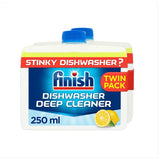 Finish Dishwasher Cleaner Lemon Scent 2 x 250ml