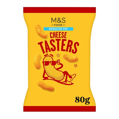 M&S Reduced Fat Cheese Tasters Corn Snack 80g
