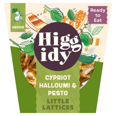 Higgidy Halloumi & Pesto Little Lattices Savory Pastry 120g