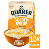 Quaker Oat So Simple Golden Syrup Porridge Sachets 10 Pack