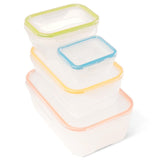 Locknlock Nestable Container Rectangular 4-Piece Food Storage Container Set
