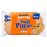 Warburtons 4 Soft White Pittas Gluten Free Pitta Breads 240g