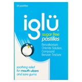 Sugar-Free Mouth Pain Relief Pastilles for Ulcers and Gums, 24 Count