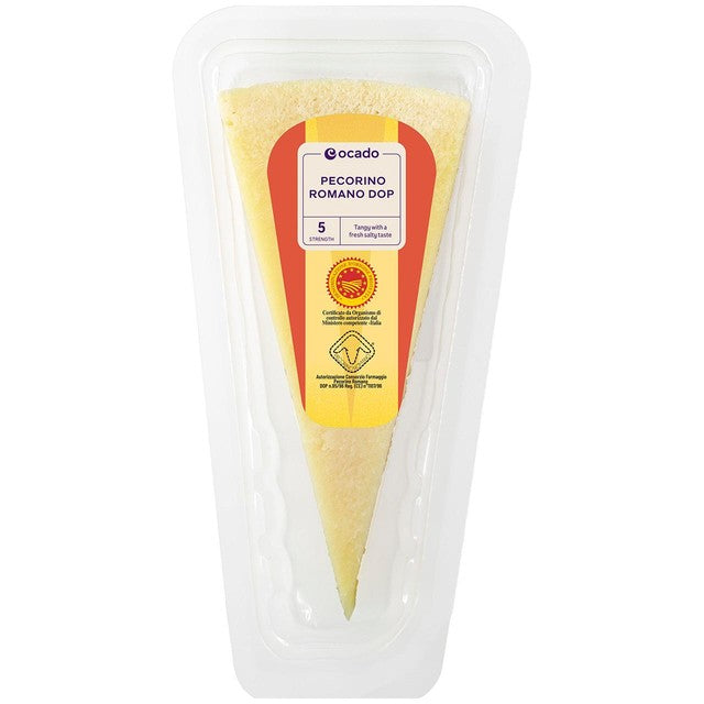 Ocado Pecorino Romano DOP cheese 170g, imported from the UK