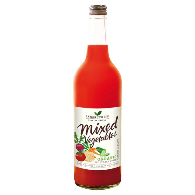 James White vegetable juice with apple juice and herbs 750ml, UK version