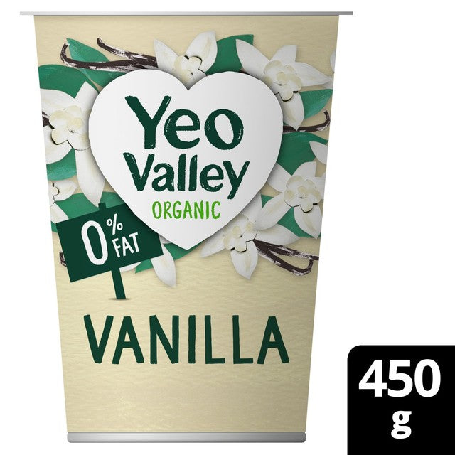 Yeo Valley vanilla yoghurt 450g (British brand)
