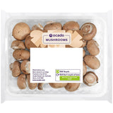 Ocado baby chestnut mushrooms 150g, imported from the UK