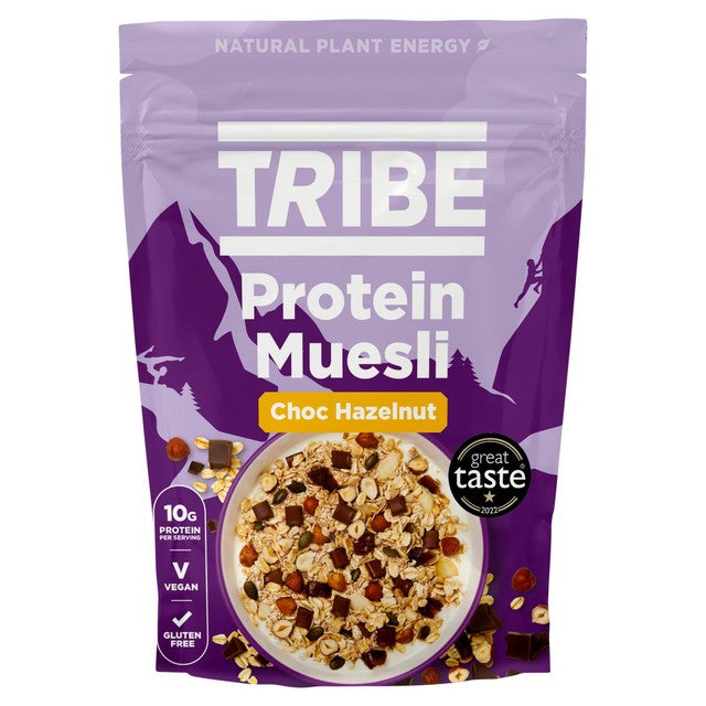TRIBE Protein Muesli Choc Hazelnut 400g (British brand)